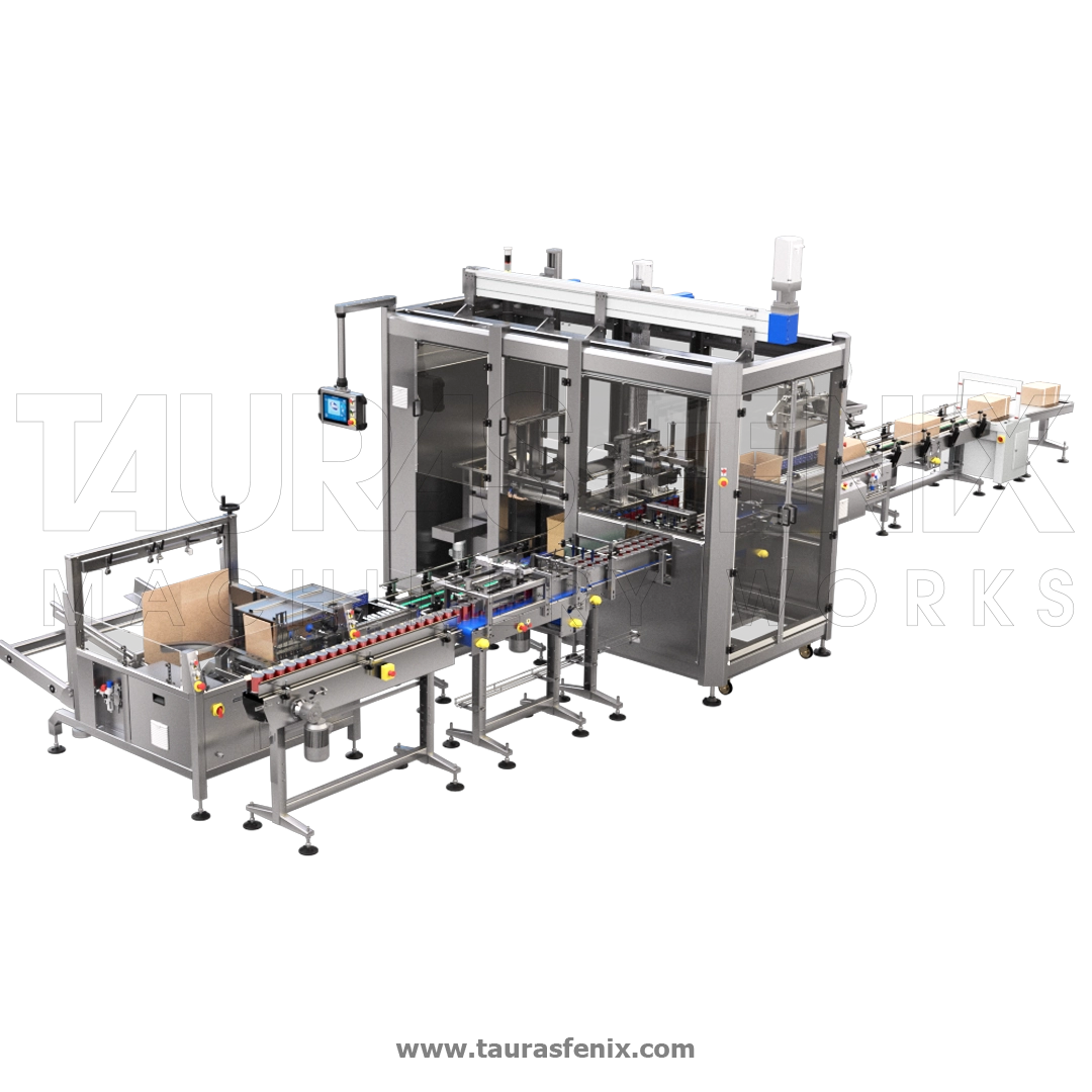 SPT-25 комплекс групповой упаковки жестяных банок в гофрокороба American Case